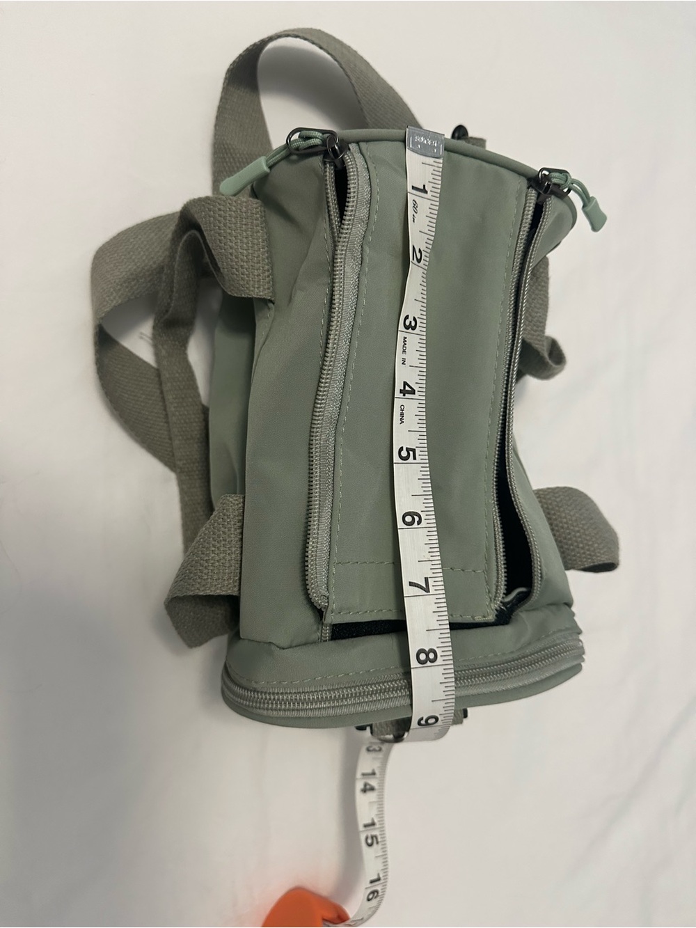 PINK Olive Green Logo Crossbody Duffel Bag - Picture 5 of 6